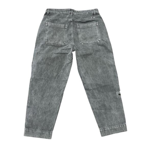 Kancan Women's Cargo Jeans Straight Super High Rise Ankle Size 30 - Picture 6 of 6